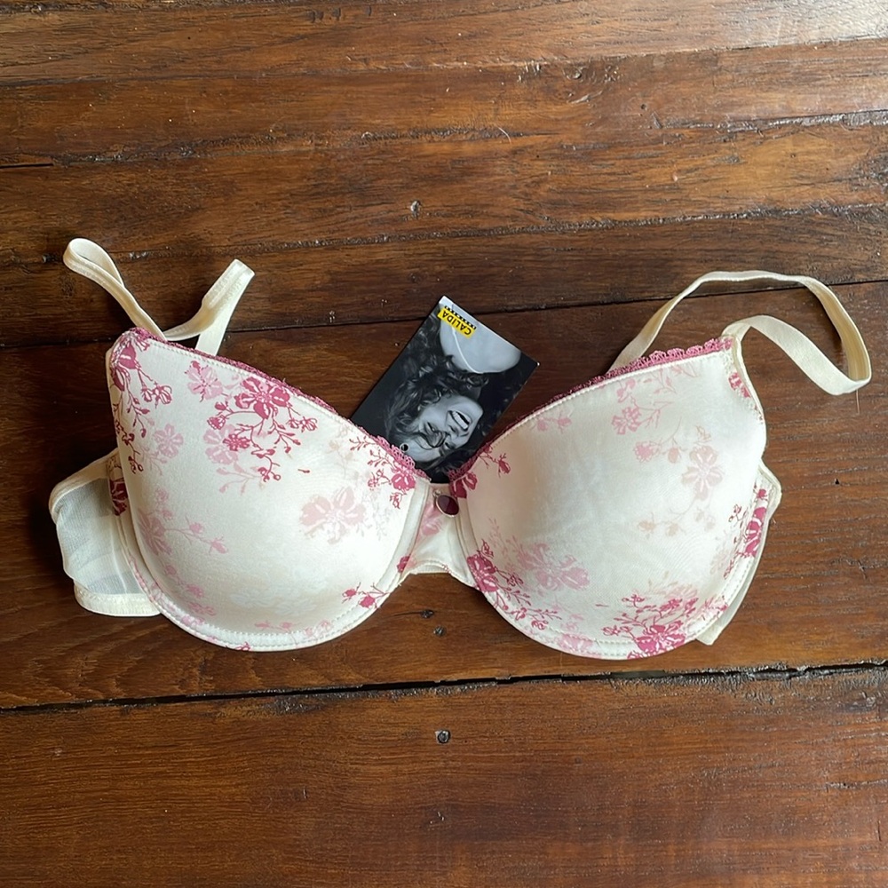 NWT Calida Bodywear 34B floral bra